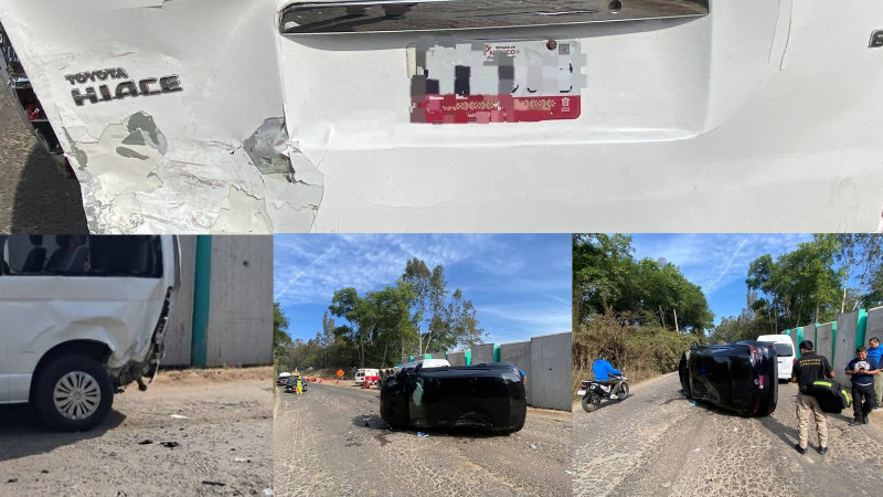 Accidente vehicular en Zitácuaro, Michoacán, deja un herido 