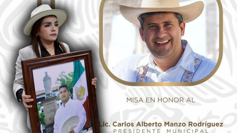 Presidenta Municipal de Uruapan, Convoca a Misa en Honor a Carlos Manzo a Tres Meses de su Homicidio 