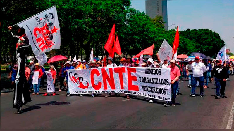 CNTE anuncia paro de 72 horas; acusan falta de atención para el magisterio 