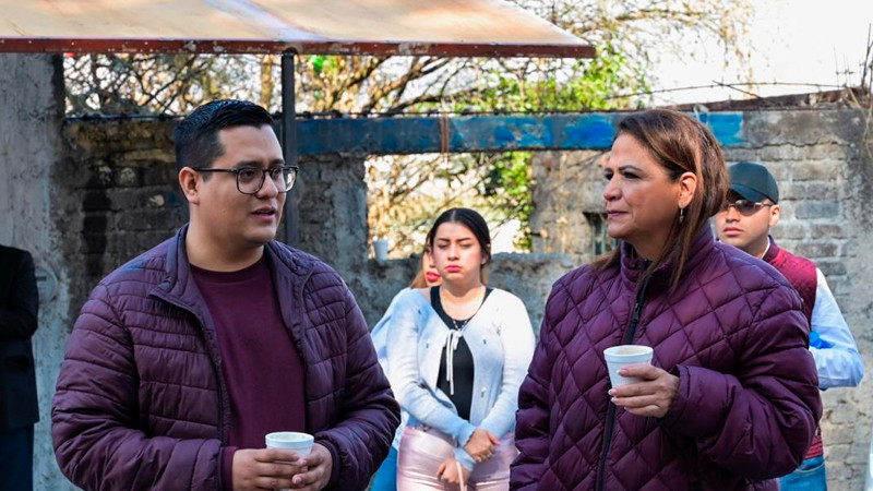 Fabiola Alanís dialoga con vecinas y vecinos de Morelia sobre avances de la 4T y comparte el Día de la Candelaria 