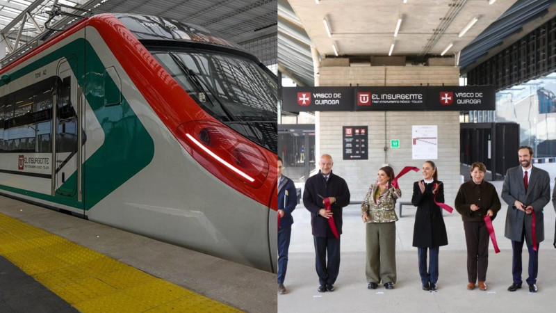 Tren México-Toluca "El Insurgente" fue inaugurado tras más de 10 años de obras 