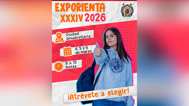 UMSNH se alista para la ExpOrienta 2026; se realizará este 4, 5 y 6 de marzo 