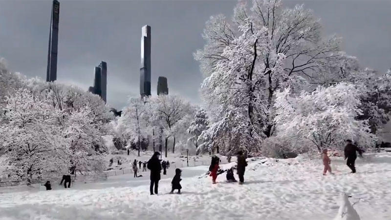 Pierden la vida 13 personas en Nueva York por hipotermia, tras alcanzar temperaturas bajo cero 