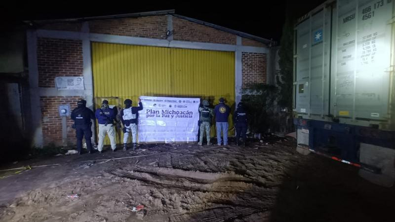 Aseguran en Hidalgo, Michoacán, sistemas de aire acondicionado con reporte de robo 