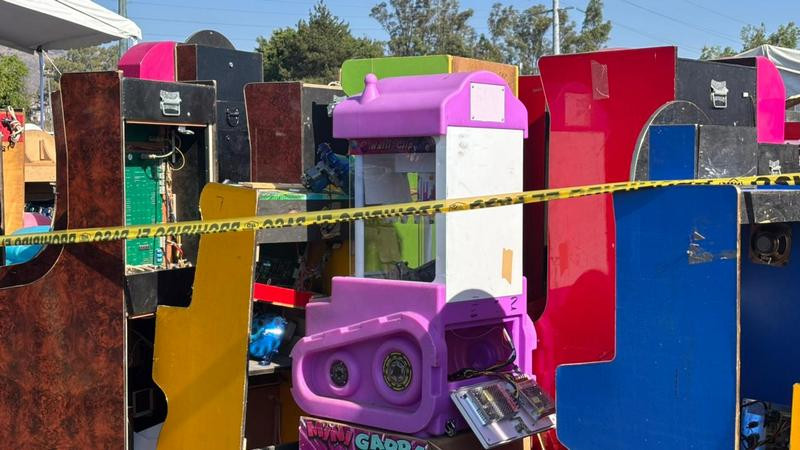 Destruyen 803 máquinas tragamonedas; representaban más de 9 millones de ingresos mensuales al crimen: Torres Piña 