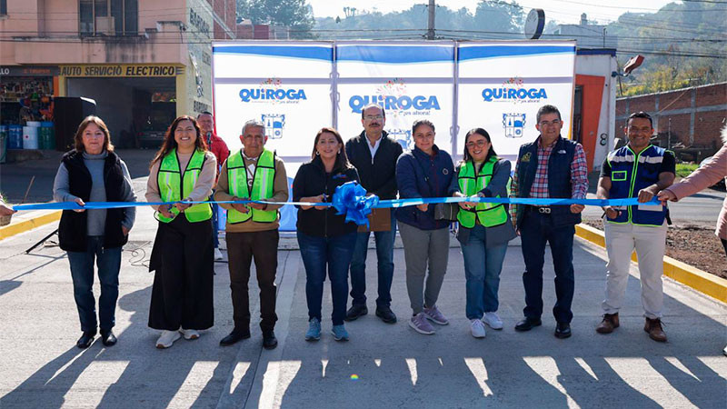 Con hechos, Quiroga avanza con obras y acciones que generan progreso y desarrollo; Alma Mireya González inaugura rehabilitación y pavimentación de calle 