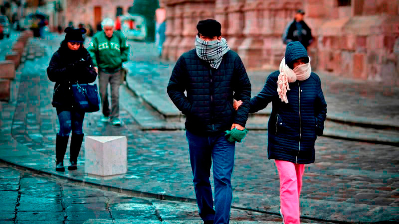 Se mantienen las bajas temperaturas en gran parte del país y las lluvias en el sureste 