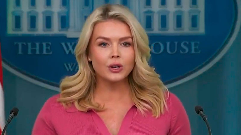 Advierte Karoline Leavitt a Cuba que debe moderar sus declaraciones contra Donald Trump, ya que se encuentra "al borde del colapso" 