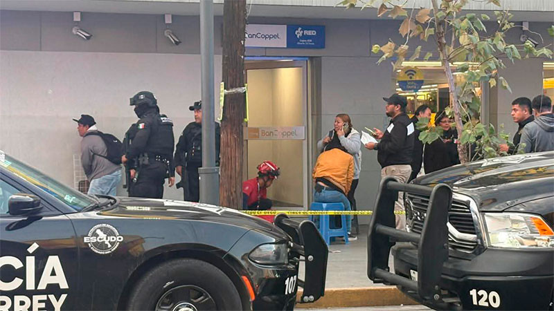 Enfrentamiento armado en pleno centro de Monterrey, Nuevo León, deja un saldo de 7 personas heridas 