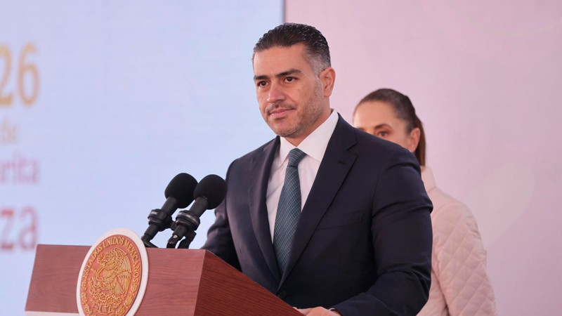 Golpe a la extorsión en Michoacán; reporta Harfuch disminución del 13.8 % 