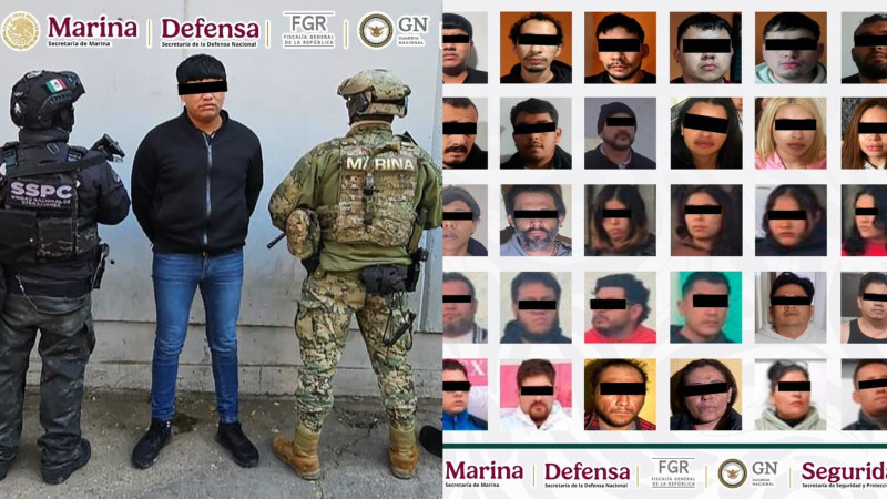 Cae Diego “N”, operador de organización criminal ligada a grupo sinaloense; 29 más detenidos en Querétaro 
