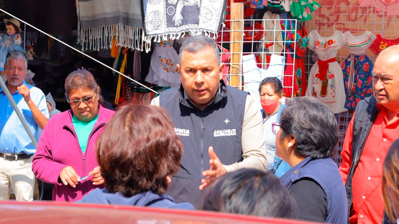 Barragán respalda a Sheinbaum: mejorar servicios públicos es clave para la seguridad y la paz en Michoacán 