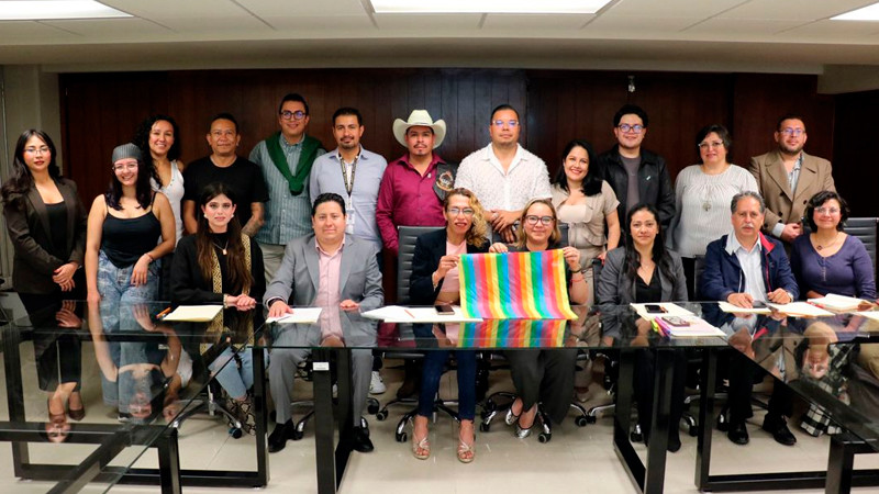 Nuevo Poder Judicial de Michoacán fortalece agenda de inclusión con colectivos LGBTTTIQ+ para garantizar acceso a la justicia sin discriminación  