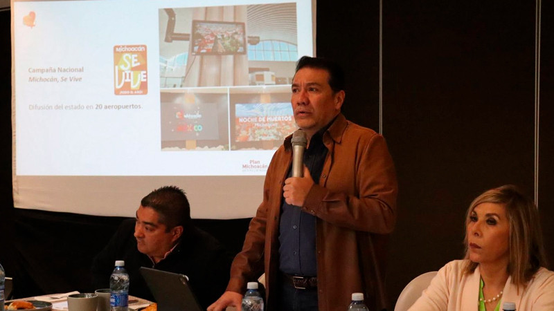 Sectur presenta a hoteleros acciones del Plan Michoacán 
