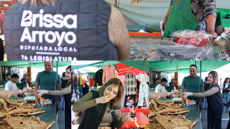 Fortalece Brissa Arroyo relación con estructura social de Morelia 