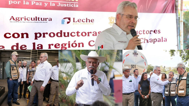 Michoacán duplicará acopio de leche con nueva planta de secado en Jiquilpan: Bedolla 