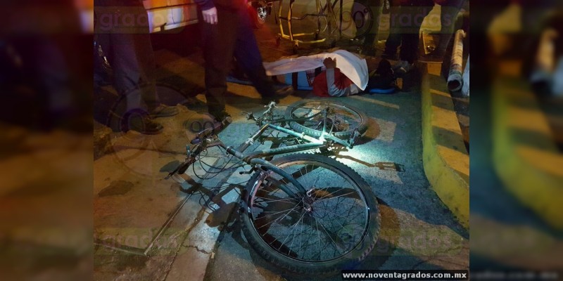 Atropellan a ciclista en Morelia - Foto 3 