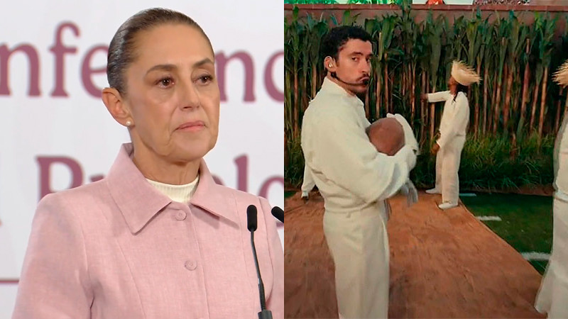 Sheinbaum destaca espectáculo de Bad Bunny en el Super Bowl 