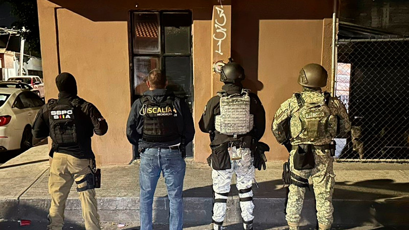 Operativos en Morelia dejan 8 detenidos y más de mil 200 dosis de estupefacientes aseguradas 