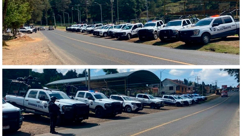 Salvador Escalante refuerza seguridad con operativo intermunicipal: Dayana Pérez 