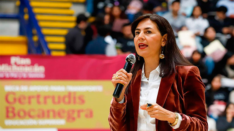 Michoacán me dará la confianza en la encuesta, afirma Gaby Molina 