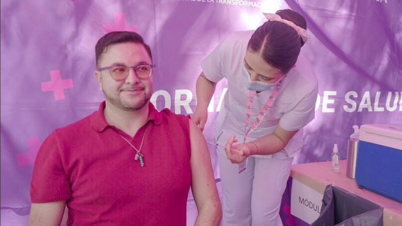 Aplica ISSSTE dosis contra el sarampión en jornada de vacunación en Ciudad de México 