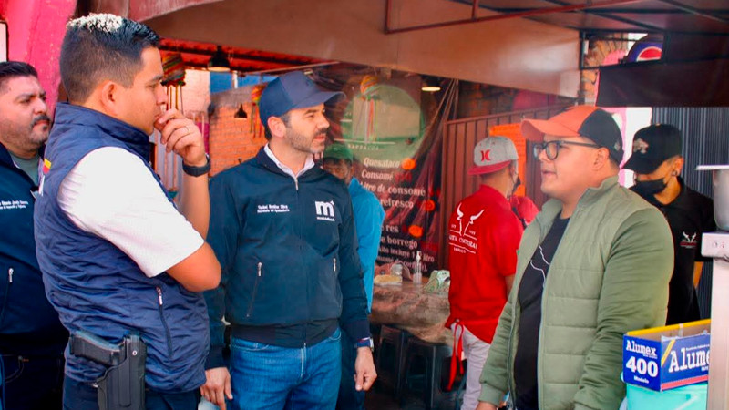 Orden en la vía pública, clave para una Morelia más segura y funcional: Yankel Benítez 