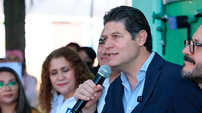 Anuncia Alfonso Martínez Alcázar nueva planta potabilizadora al Poniente de Morelia 