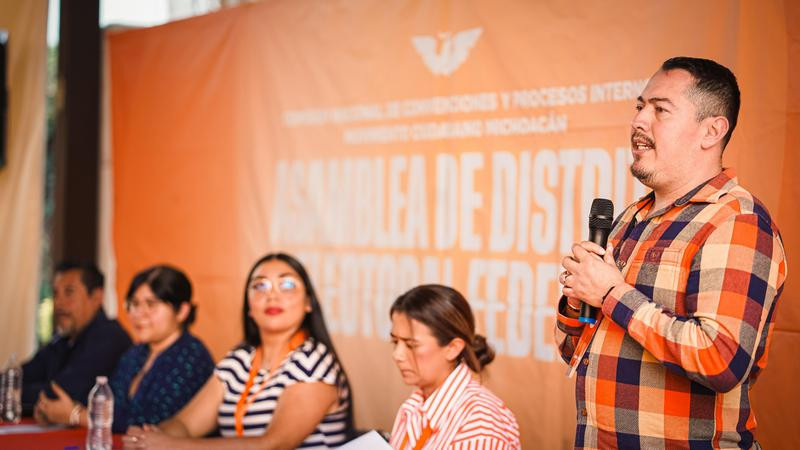 Movimiento Ciudadano Michoacán avanza en la organización de su 4ª Convención Estatal 