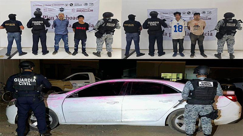 Plan Michoacán: Detienen a cuatro por homicidio y privación de la libertad en Uruapan 