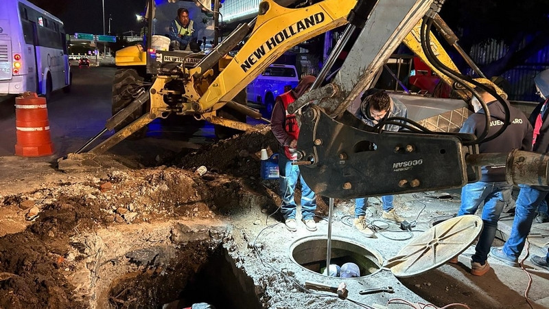 Refuerza CEA la atención a fugas de agua en Querétaro 