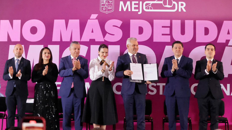 Avanza iniciativa de reforma constitucional de Bedolla para frenar endeudamiento del estado 