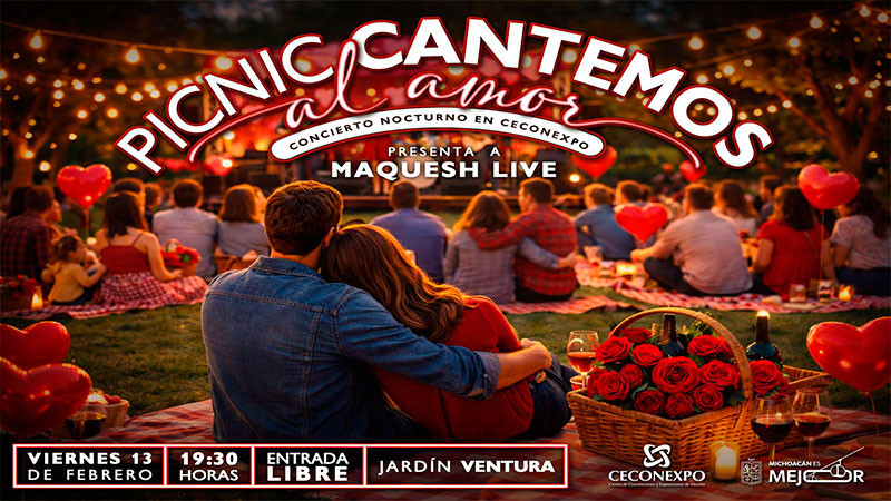 Música, estrellas y un pícnic inolvidable por el Día del Amor en Ceconexpo 
