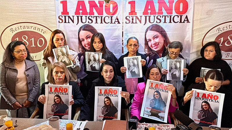 Claman justicia por el feminicidio de Perla  