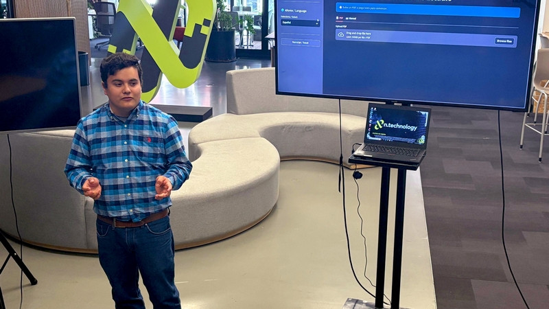 Estudiantes UTC desarrollan Inteligencia Artificial en colaboración con NTechnology 