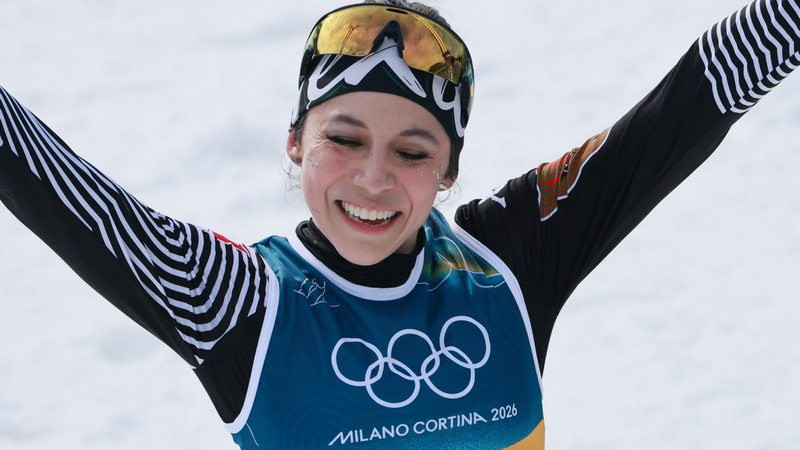 Regina Martínez hace historia para México en el esquí de fondo olímpico 