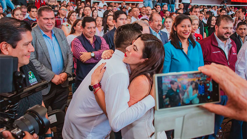 Reconoce Alexis Velázquez el liderazgo de Giulianna Bugarini al frente del Congreso del Estado de Michoacán 