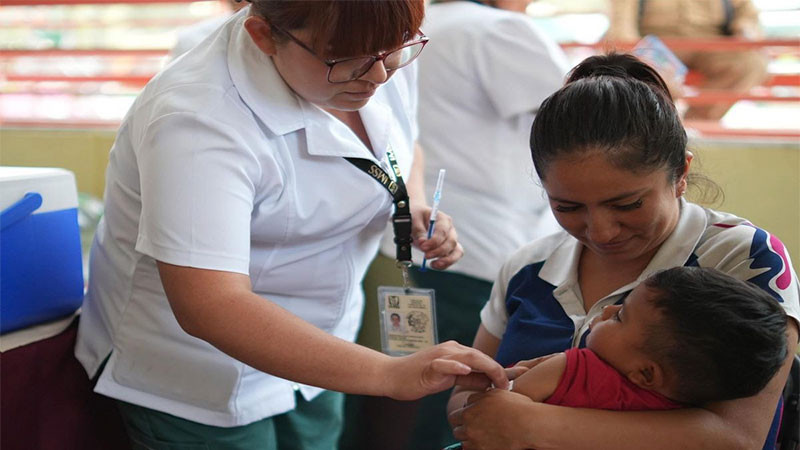 Se han aplicado 720 dosis contra el sarampión en cuatro jornadas de vacunación por parte del Sistema DIF Municipal de Querétaro  