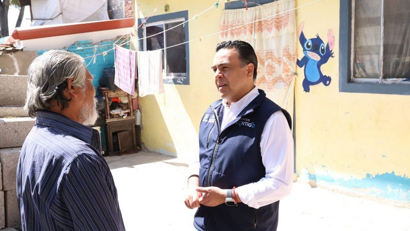 Supervisa Luis Nava apoyos de vivienda en el municipio de Querétaro 