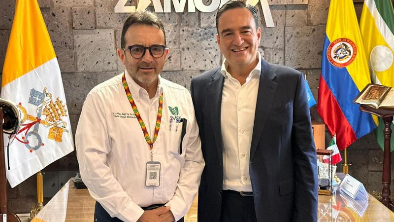 Gestionan IMSS y Ayuntamiento de Zamora fortalecimiento de infraestructura médica hospitalaria 