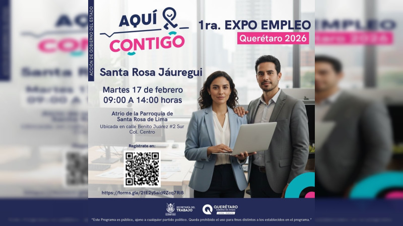 Invita Secretaría del Trabajo a Explo Empleo en Querétaro 