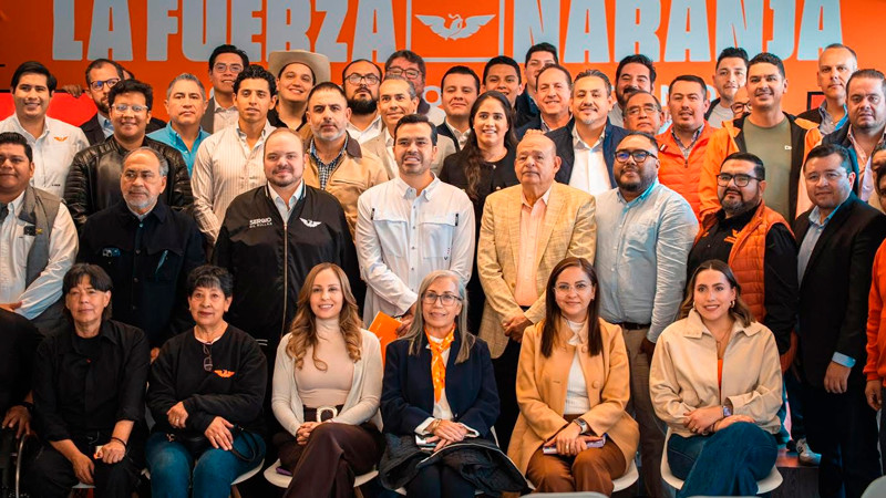 Fuerza Naranja de Michoacán participa en capacitación nacional para fortalecer su estructura electoral 