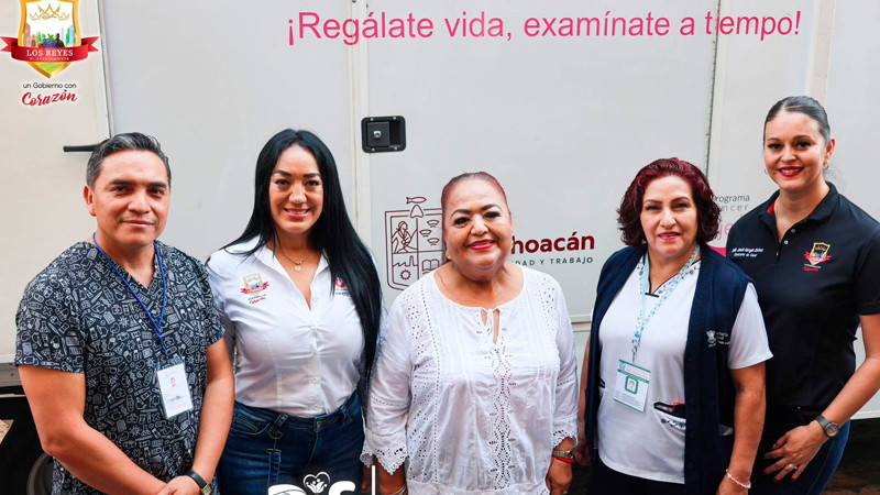 Gobierno de Los Reyes impulsa jornada gratuita de mastografías en coordinación con DIF Municipal y Secretaría de Salud de Michoacán 
