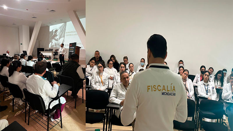 Fortalece la FGE acciones de prevención de la extorsión en Hospital Infantil de Michoacán 