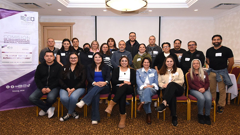 Realizan la conferencia vivencial “Equipos sanos y altamente efectivos” para Consejerías electorales del Consejo General, titulares de órganos operativos e integrantes del Servicio Profesional Electoral Nacional (SPEN) del IEEQ 