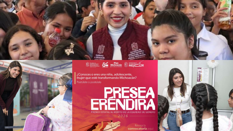 ¿Conoces a una niña curiosa, valiente, creativa y solidaria? Postúlala a la Presea Eréndira 