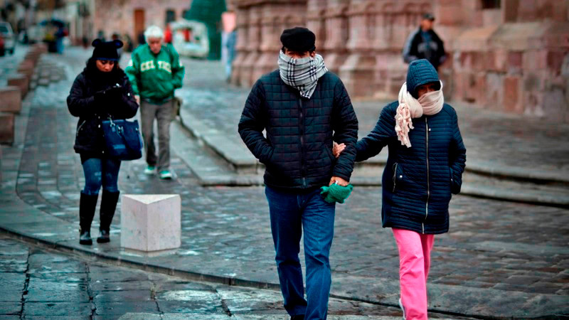 Llega frente frio por noroeste del país; se esperan lluvias y bajas temperaturas 