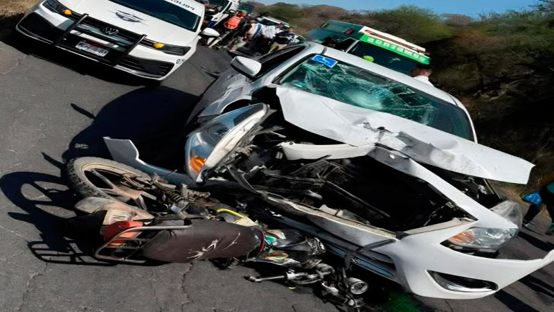 Accidente de moto en Zamora, Michoacán, deja un conductor fallecido 