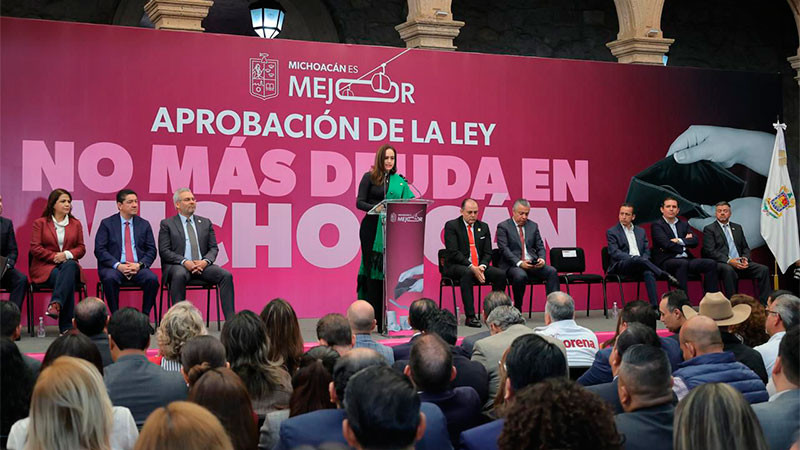 Reforma “No más deuda en Michoacán”, legado de responsabilidad gubernamental: Sandra Arreola  