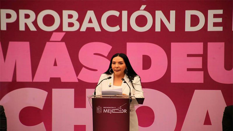 PRI actúa con responsabilidad y acompaña reforma constitucional para poner límite al endeudamiento en Michoacán: Adriana Campos Huirache 